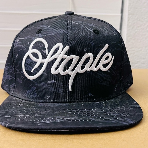 Staple Black Camo Adjustable Snapback Hat Cap One Size💎 - Picture 5 of 8
